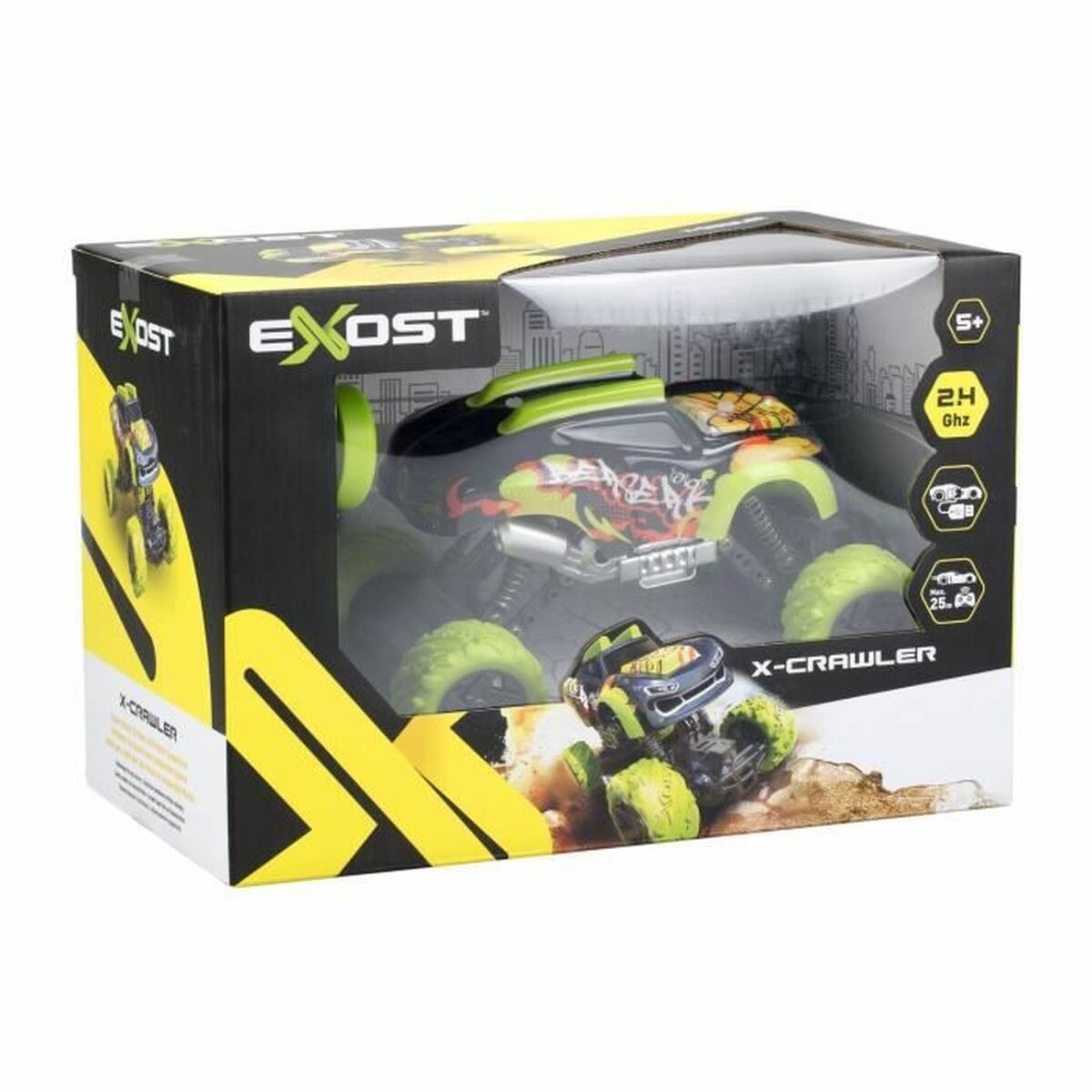 Carro Rádio Controlo Exost CRAWLER 4 x 4 1:24